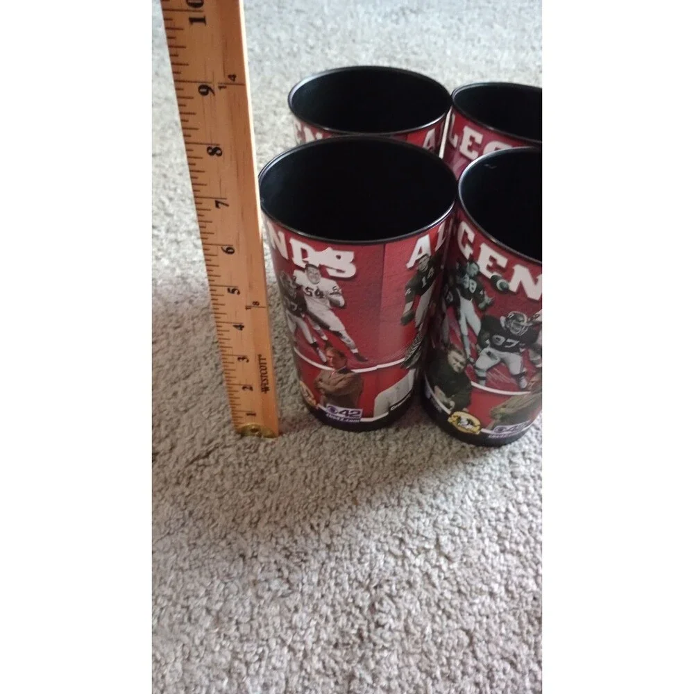Alabama Football Stadium Souvenir Cup. “Legends” Lot Of 4 Roll Tide College